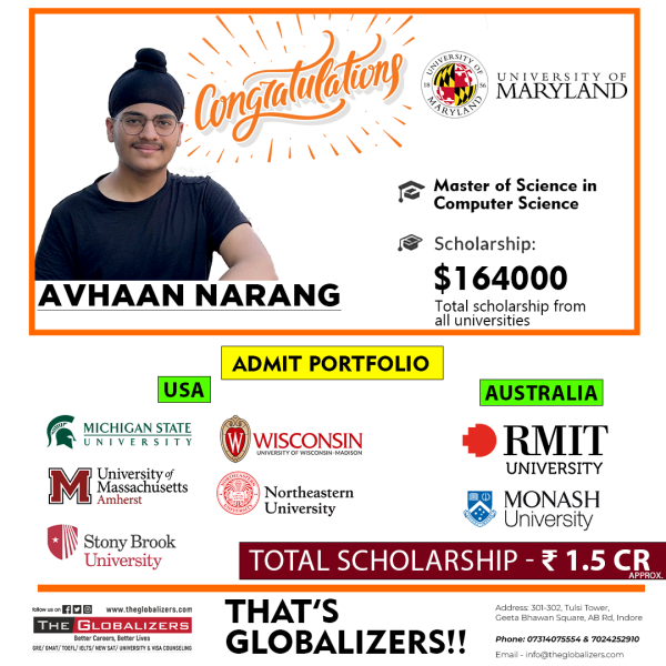 Avhaan Narang - Uni of Maryland 2